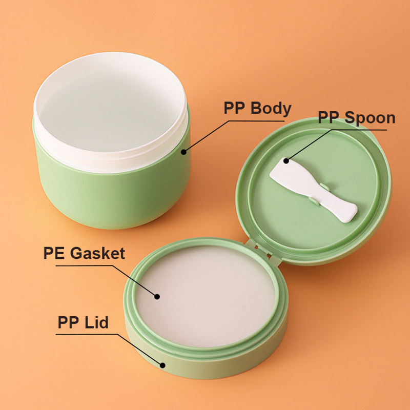 200g 300g 400g Plastic Frosted Ronde Cosmetische Huidverzorging Masker Zalfpotje Whitening Verwijderen Sproet Zonnebrandcrème Container met Lepel 200g 300g 400g Plastic Frosted Ronde Cosmetische Huidverzorging Masker Zalfpotje Whitening Verwijderen Sproet Zonnebrandcrème Container met Lepel