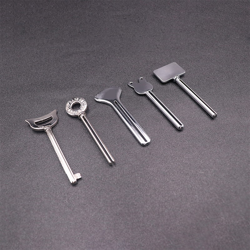 Metalen Tandpasta Dispenser Gezichtsreiniger Tandpasta Tube Squeezer Sleutelvorm Cosmetica Tube Squeezer Metalen Tandpasta Dispenser Gezichtsreiniger Tandpasta Tube Squeezer Sleutelvorm Cosmetica Tube Squeezer