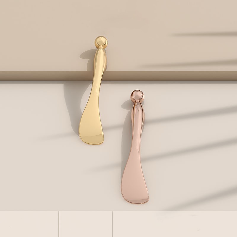Persoonlijk label Massagekop Cosmetische lepel Goud Zilver Oogcrème Massagestick Metalen cosmetische spatel Persoonlijk label Massagekop Cosmetische lepel Goud Zilver Oogcrème Massagestick Metalen cosmetische spatel