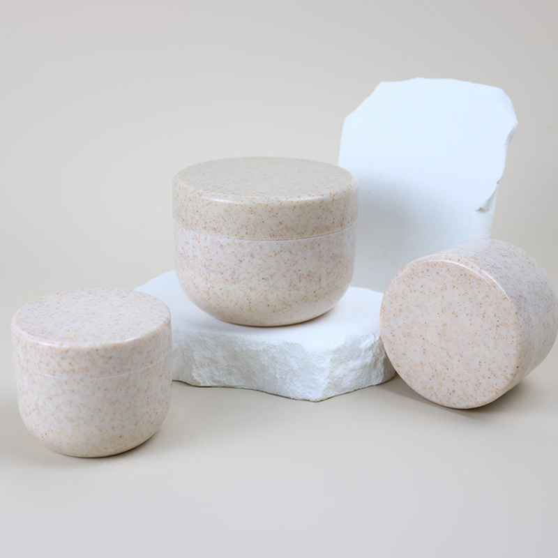 Tarwe Stro Container Pot Brede Mond 80g 120g 200g 250g Huidverzorging Crème Fles Cosmetica gezicht Zalfpotje met Deksels Tarwe Stro Container Pot Brede Mond 80g 120g 200g 250g Huidverzorging Crème Fles Cosmetica gezicht Zalfpotje met Deksels