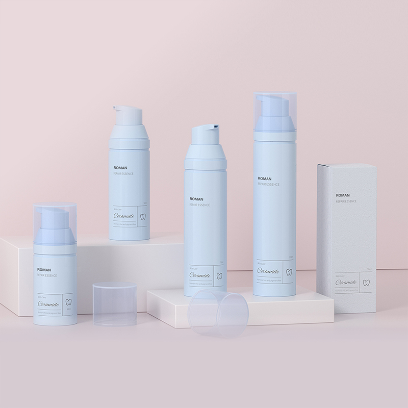 Airless pompfles voor gezichtscrème Cosmetische Spf Zonnebrandcrème Flescontainer Hoogwaardige cosmetische verpakking