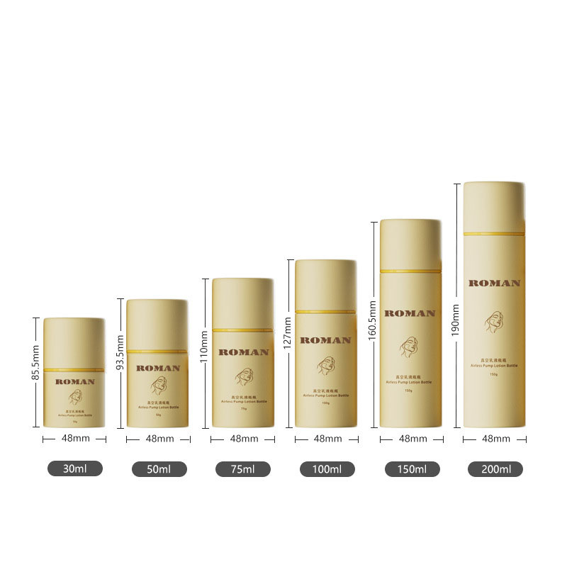 Lege navulbare foundation primer gezichtscrème oogcrème Airless flessenset Airless pompflessen Luxe cosmetische verpakking Lege navulbare foundation primer gezichtscrème oogcrème Airless flessenset Airless pompflessen Luxe cosmetische verpakking