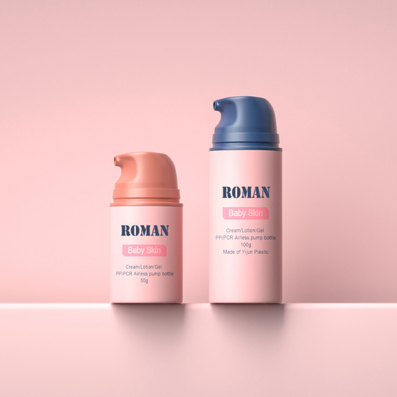 Gratis Monster Matte 30 ml 50 ml Plastic Airless Lotion Pomp Flessen voor Huidverzorging Serum Airless Containers voor Baby crème