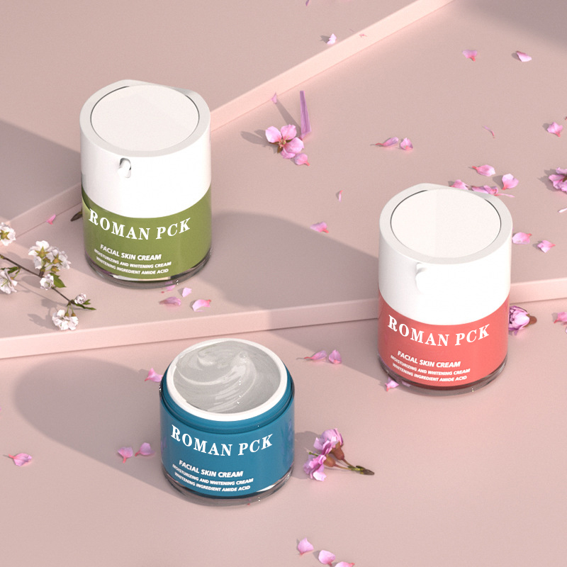 15g 30g 30ml 50ml 100ml Plastic Huidverzorging Gezichtscrème Airless Pot Met ALS Cap voor Lotion Essentie Serum Crème