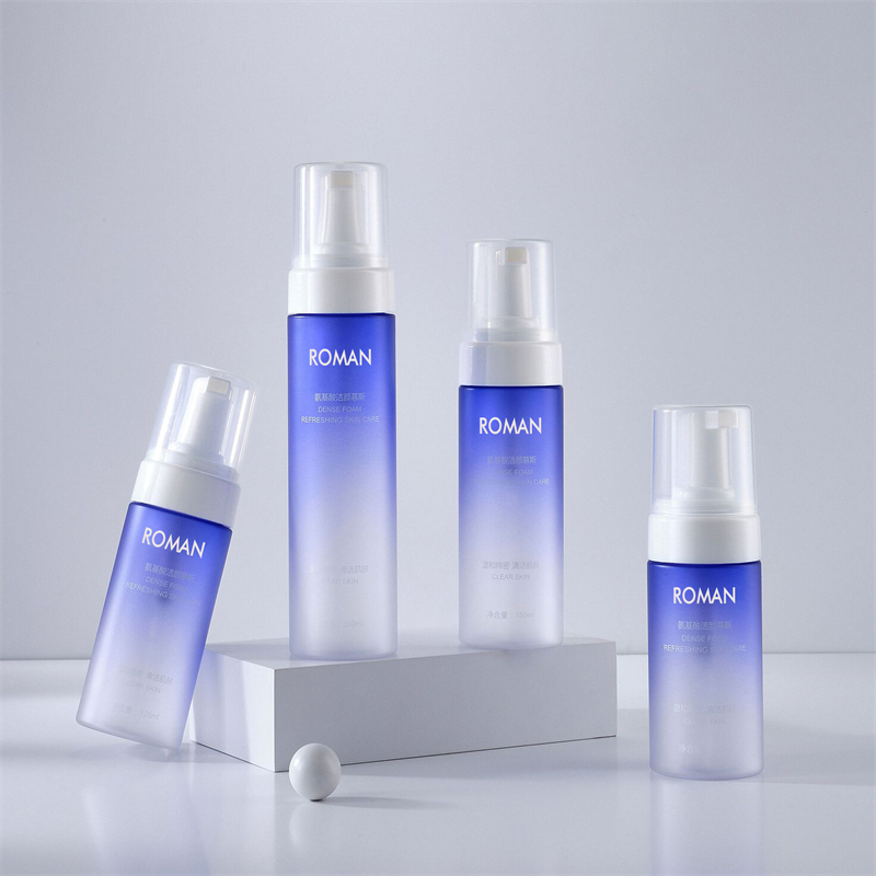 100 ml 120 ml 150 ml 200 ml PET Gradiënt Blauwe Kleur Schuim Zeepdispenser Schuimende Pompfles Douchegel Handwasfles Badkamerbenodigdheden 100 ml 120 ml 150 ml 200 ml PET Gradiënt Blauwe Kleur Schuim Zeepdispenser Schuimende Pompfles Douchegel Handwasfles Badkamerbenodigdheden