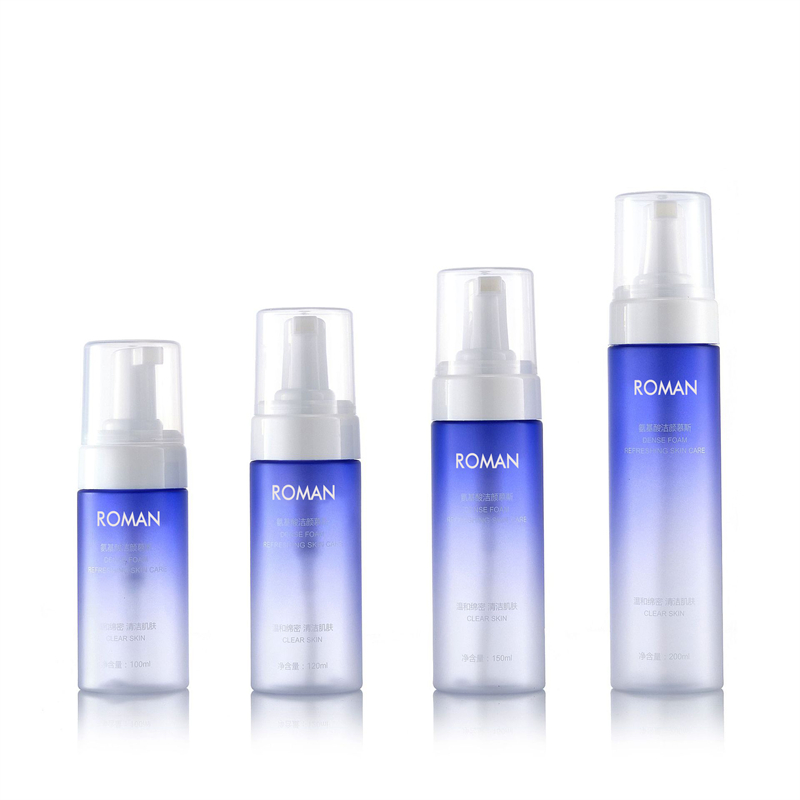 100 ml 120 ml 150 ml 200 ml PET Gradiënt Blauwe Kleur Schuim Zeepdispenser Schuimende Pompfles Douchegel Handwasfles Badkamerbenodigdheden 100 ml 120 ml 150 ml 200 ml PET Gradiënt Blauwe Kleur Schuim Zeepdispenser Schuimende Pompfles Douchegel Handwasfles Badkamerbenodigdheden