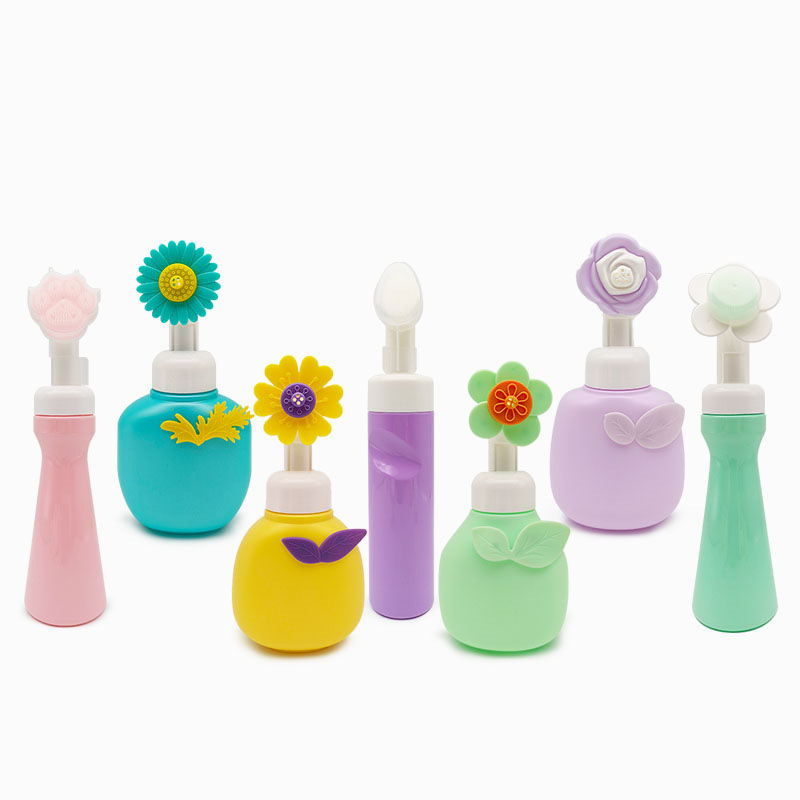 180 ml 200 ml 300 ml 350 ml Bloemschuimpompfles Leuke kinderen Schuimende pompdispenser Cosmetische fles Pomp Schuimoverdracht met bloemenborstel 180 ml 200 ml 300 ml 350 ml Bloemschuimpompfles Leuke kinderen Schuimende pompdispenser Cosmetische fles Pomp Schuimoverdracht met bloemenborstel