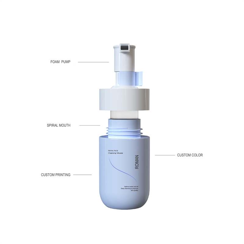 Private Label Facial Whitening Foamer Zachte reinigingsmousse Bubble Cleanser Blauwe PET-schuimpompfles 150 ml 200 ml 300 ml Private Label Facial Whitening Foamer Zachte reinigingsmousse Bubble Cleanser Blauwe PET-schuimpompfles 150 ml 200 ml 300 ml