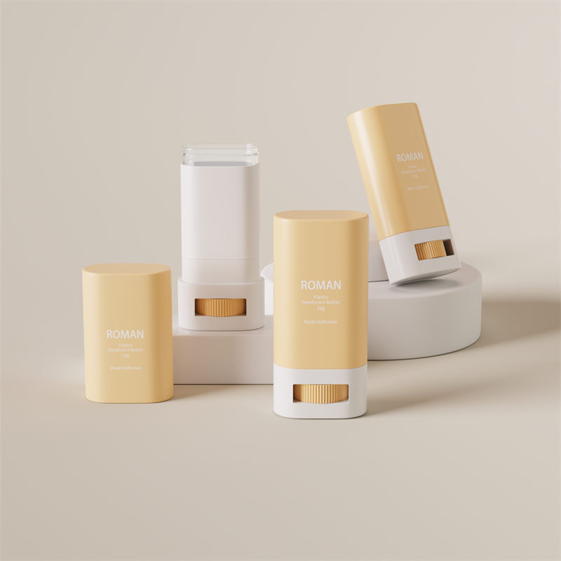 Huidverzorging Lege ovale plastic deodorantstickcontainer verpakkingsfles Huidverzorging Lege ovale plastic deodorantstickcontainer verpakkingsfles