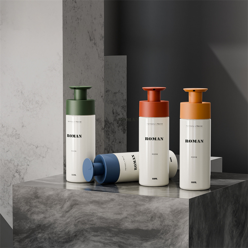 200 ml 300 ml 400 ml 600 ml PET Plastic Ronde Pomp Flessen voor Shampoo Body Wash Lotion Vloeibare handzeep Douchegel Verpakking 200 ml 300 ml 400 ml 600 ml PET Plastic Ronde Pomp Flessen voor Shampoo Body Wash Lotion Vloeibare handzeep Douchegel Verpakking