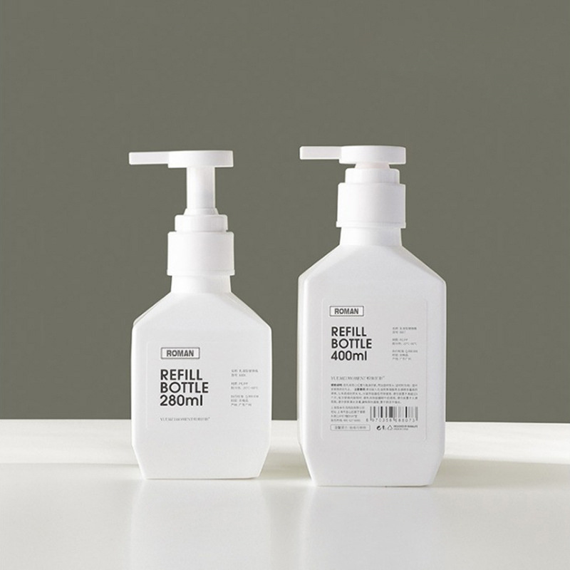 300 ml 400 ml 600 ml PE Plastic Lotion Flessen Shampoo Flessen Body Wash Lotion Lichaamsmelk Fles voor cosmetica Verpakking 300 ml 400 ml 600 ml PE Plastic Lotion Flessen Shampoo Flessen Body Wash Lotion Lichaamsmelk Fles voor cosmetica Verpakking