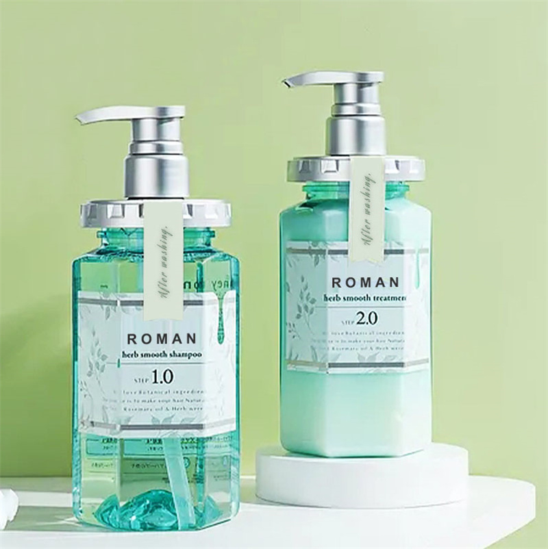 Lege Body Cleaner Lotionflessen Haarshampoo Douchegeldispenser Handwasvloeistoffles Zeshoek 300 ml, 450 ml, 500 ml 600 ml PET-plastic lotionpompfles