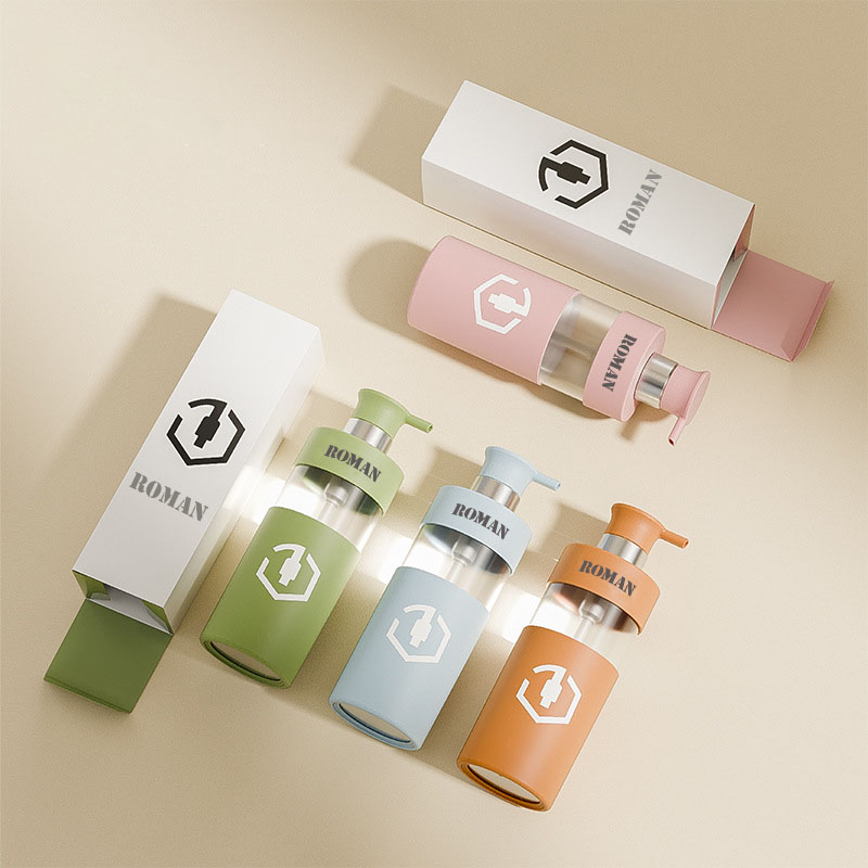 Luxe 100 ml 200 ml 300 ml 450 ml 500 ml 700 ml bodylotionfles PET-plastic shampoo- en conditionerflessen Set cosmetische verpakkingen voor douchegel Luxe 100 ml 200 ml 300 ml 450 ml 500 ml 700 ml bodylotionfles PET-plastic shampoo- en conditionerflessen Set cosmetische verpakkingen voor douchegel