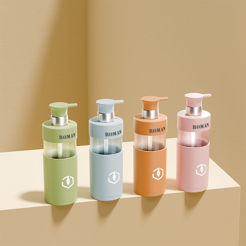 Luxe 100 ml 200 ml 300 ml 450 ml 500 ml 700 ml bodylotionfles PET-plastic shampoo- en conditionerflessen Set cosmetische verpakkingen voor douchegel