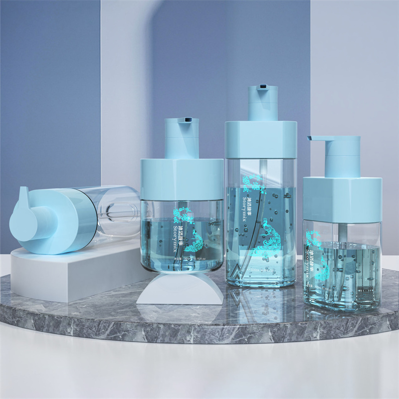 Luxe 300 ml 500 ml ovale body wash druk lotion pompflessen voor volwassenen kinderen hydraterende douchegel lotion whitening bubble kenmerken aminozuur Luxe 300 ml 500 ml ovale body wash druk lotion pompflessen voor volwassenen kinderen hydraterende douchegel lotion whitening bubble kenmerken aminozuur