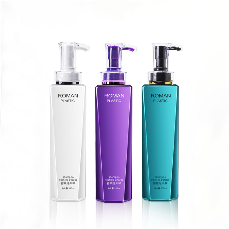 Luxe Witte 300 ml 500 ml Lange en Slanke Lotion Pomp Shampoo Fles Douchegel Body Wash Verpakking Met Gouden pomp Luxe Witte 300 ml 500 ml Lange en Slanke Lotion Pomp Shampoo Fles Douchegel Body Wash Verpakking Met Gouden pomp