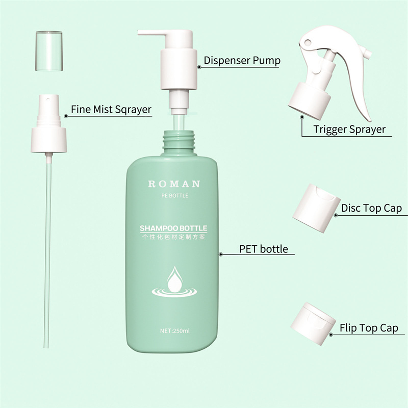 250ml Platte Hydraterende Massage Crème Fles Gezichtsreiniger Bodylotion Container Douchegel Shampoo Fles Voor Zonnebrandcrème 250ml Platte Hydraterende Massage Crème Fles Gezichtsreiniger Bodylotion Container Douchegel Shampoo Fles Voor Zonnebrandcrème