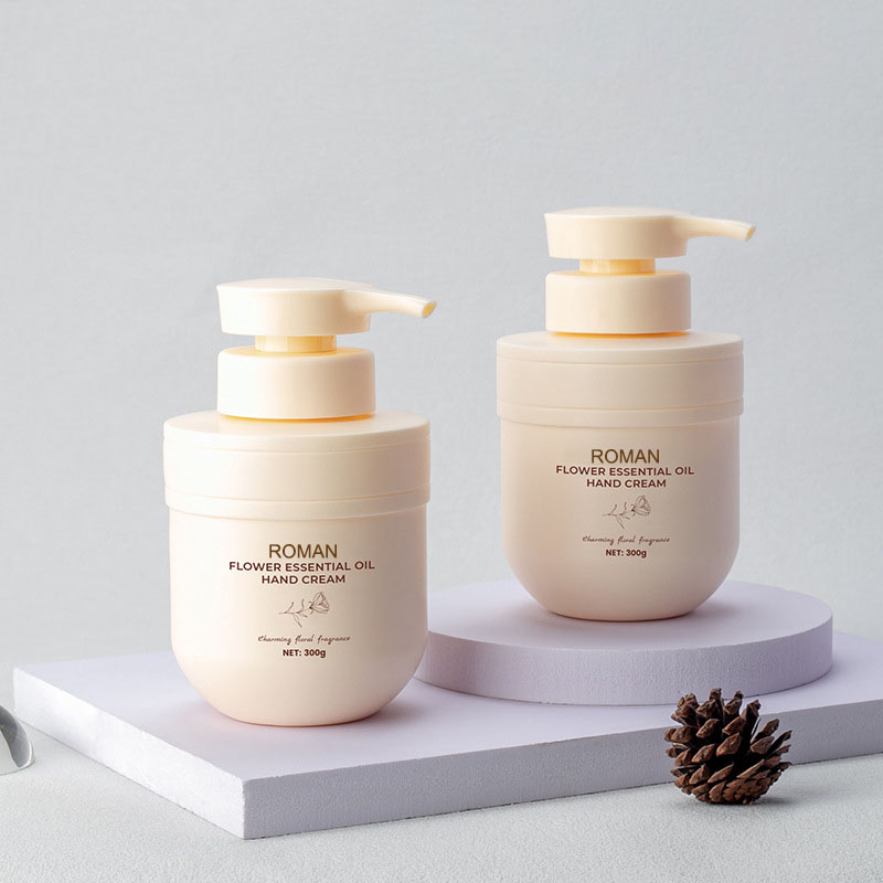 Duurzame lege plastic PE body wash fles Skincare verpakking Soft Touch babyshampoo fles bodylotion fles 300 ml