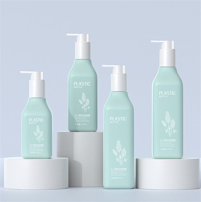 Luxe kleurrijke lichaamsolieflessen met pomp Plastic PET ovale cosmetische pompfles met zijvergrendeling voor lotionshampoo 200 ml 300 ml 400 ml Luxe kleurrijke lichaamsolieflessen met pomp Plastic PET ovale cosmetische pompfles met zijvergrendeling voor lotionshampoo 200 ml 300 ml 400 ml