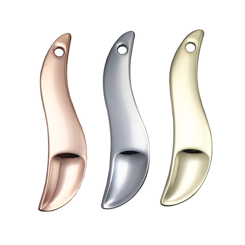 Beauty Make-up Spatel Mini Kleine Gezichtsoogcrème Scoop Masker Gouden Metalen Cosmetische Lepel