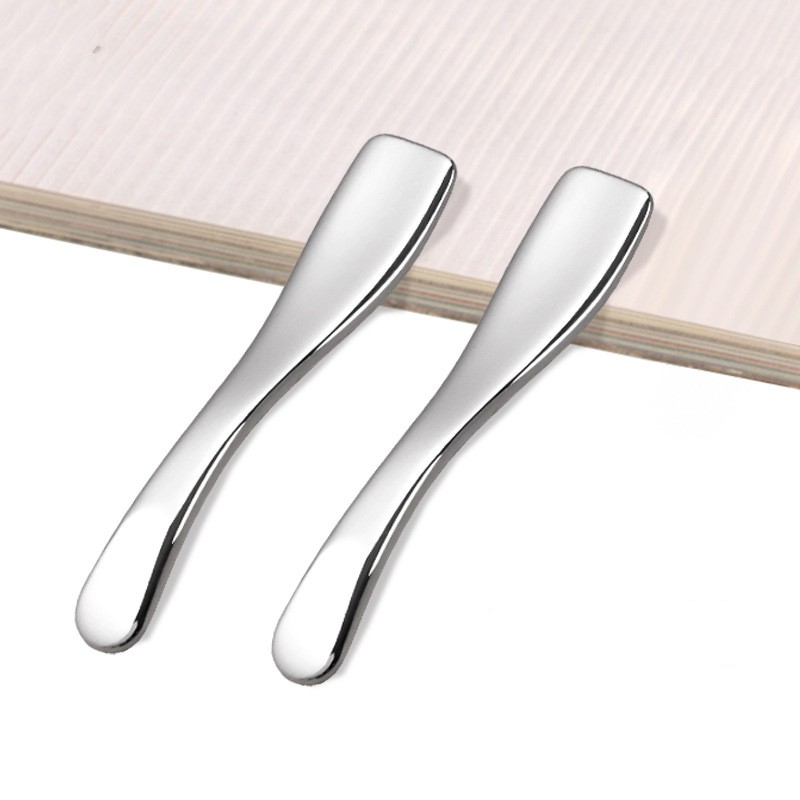 Beauty Make-up Spatel Mini Kleine Gezichtsoogcrème Scoop Masker Gouden Metalen Cosmetische Lepel