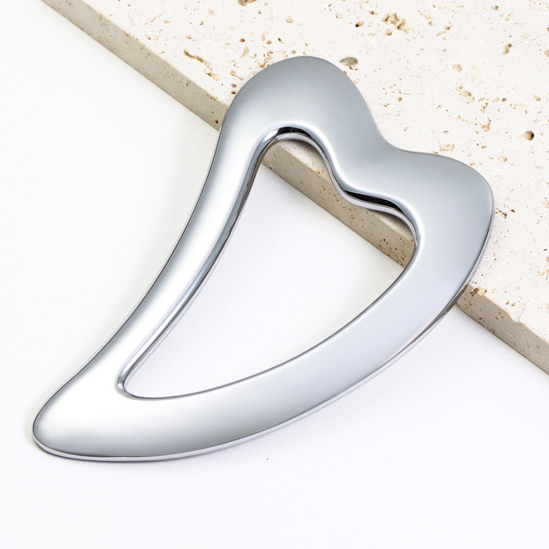 Vlinderzinklegering Gua Sha Tool Handheld Beauty Tools Draagbare oogcrème Stick Massager Vlinderzinklegering Gua Sha Tool Handheld Beauty Tools Draagbare oogcrème Stick Massager