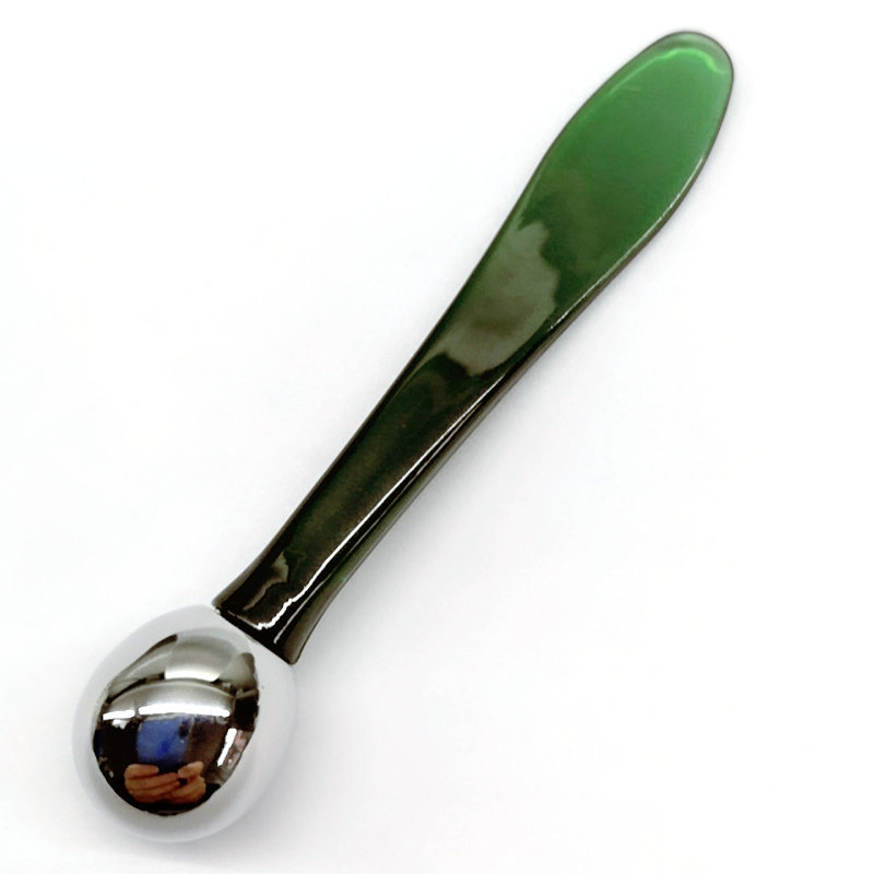 Oogcrème Massage Roller Gezicht Gezichtsmake-up Scheplepel Rose Gold Mini Metaal Roestvrij Staal Cosmetische Spatel Oogcrème Massage Roller Gezicht Gezichtsmake-up Scheplepel Rose Gold Mini Metaal Roestvrij Staal Cosmetische Spatel