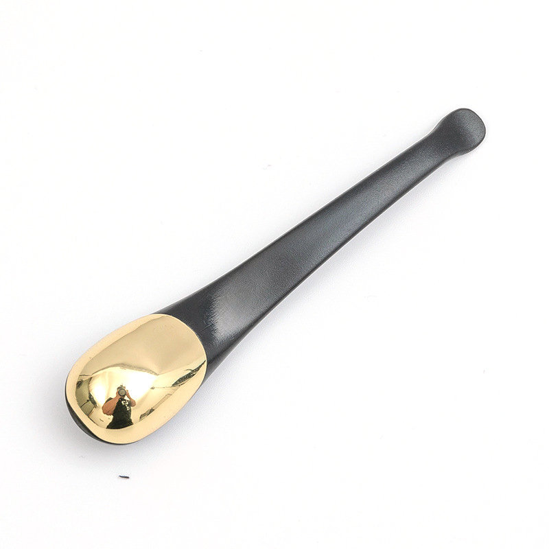 Goud Zilver Cosmetische Spatel Scoop Hoogwaardige Metalen Gezicht Oogcrème Lepel Schoonheid Make-up Gezichtsmasker Lepel