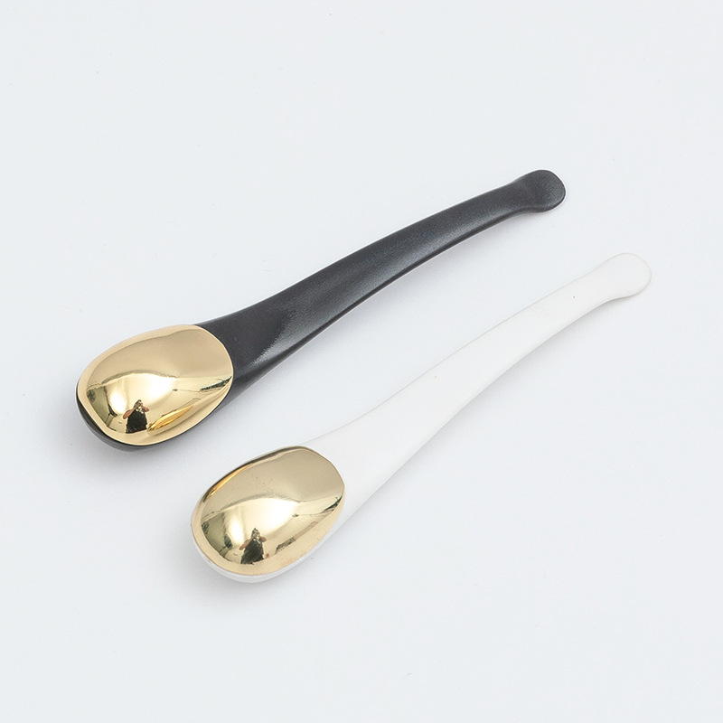 Goud Zilver Cosmetische Spatel Scoop Hoogwaardige Metalen Gezicht Oogcrème Lepel Schoonheid Make-up Gezichtsmasker Lepel Goud Zilver Cosmetische Spatel Scoop Hoogwaardige Metalen Gezicht Oogcrème Lepel Schoonheid Make-up Gezichtsmasker Lepel