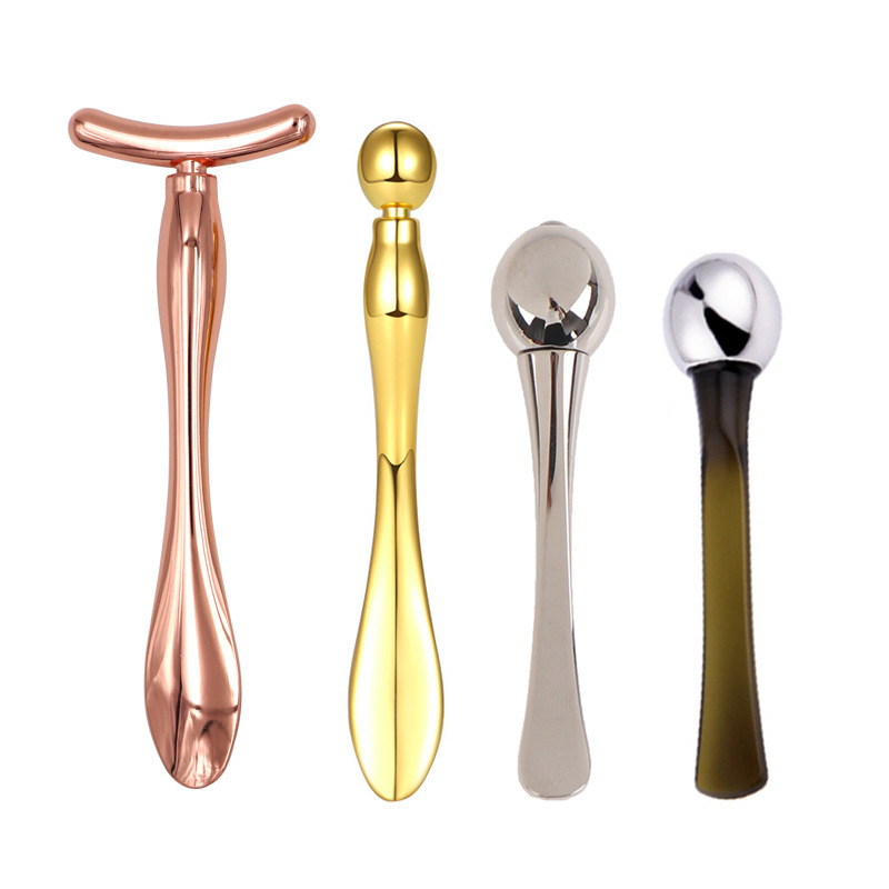 Metalen S-vormige massagestick Gezichtsoogcrème Massage Oogcrème Stick Huidmassage Beauty Stick Schoonheidslepel Metalen S-vormige massagestick Gezichtsoogcrème Massage Oogcrème Stick Huidmassage Beauty Stick Schoonheidslepel