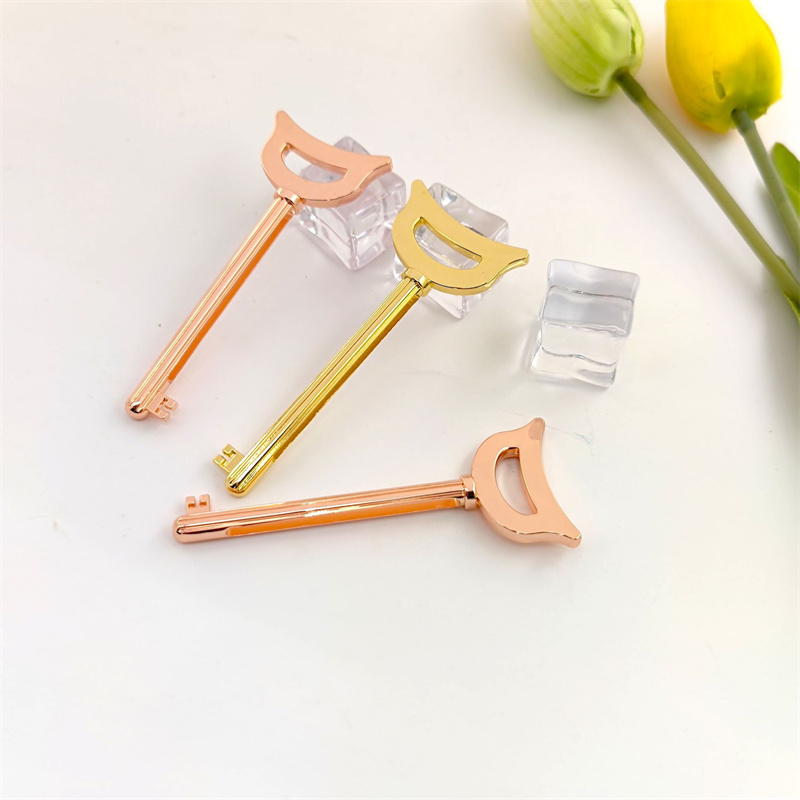 Uniek ontwerp van de sleutelvormige zinklegering tube knijper voor tandpasta cosmetica crème kleurpakket Uniek ontwerp van de sleutelvormige zinklegering tube knijper voor tandpasta cosmetica crème kleurpakket